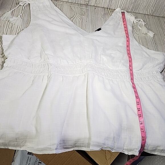 Torrid Window Pane V Neck Sleeveless Tank Top Womens Plus Size 4X NWT - Picture 10 of 12